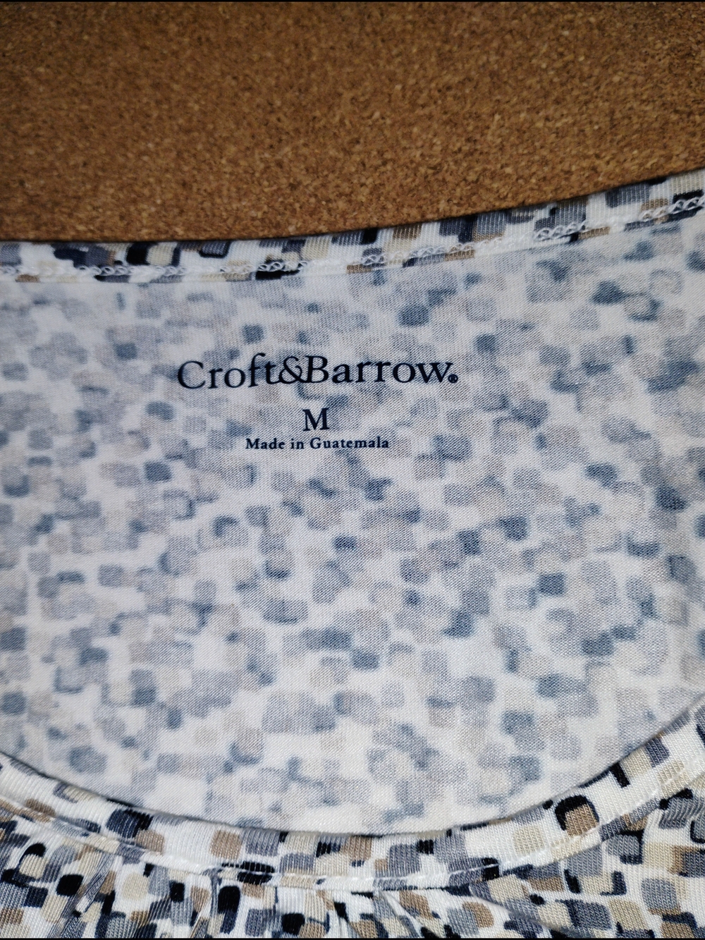 Croft & Barrow Women's Scoop Neck Top Blouse SZ M NWT - Picture 8 of 9